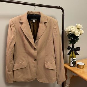 Casual Corner Stretch Camel/Tan Size 8 Blazer